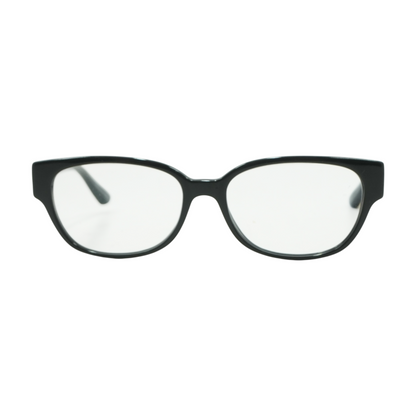 Black Padua Oval Prescription Eyewear