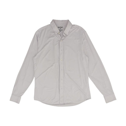 Lavender Solid Long Sleeve Button Down