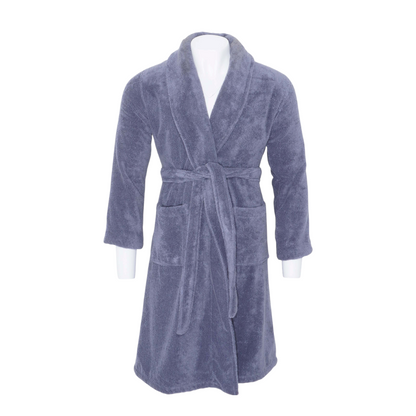 Gray Solid Robe