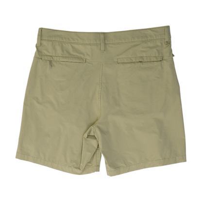 Beige Casual Shorts