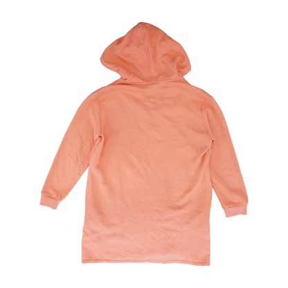 Pink Solid Hoodie Pullover