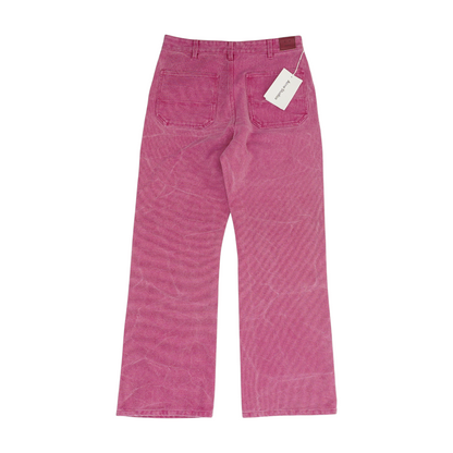Pink Regular Jeans