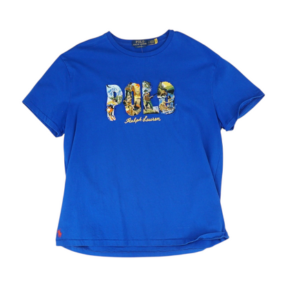 Blue Solid T-Shirt