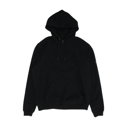 Black Solid Hoodie Pullover