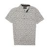 Express White Floral Short Sleeve Polo – Image 1