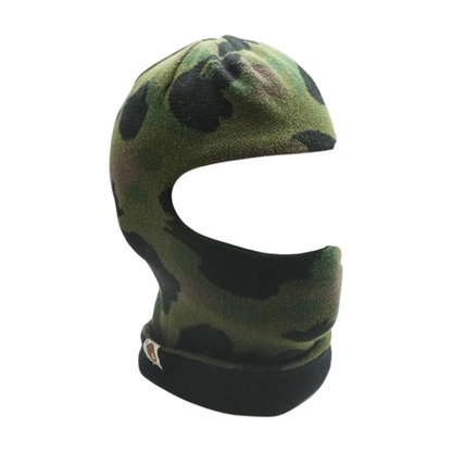 Reversible Black & Green Ape Head Balaclava