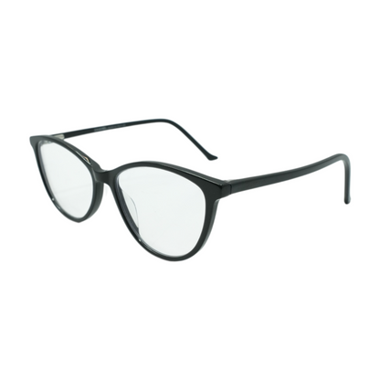 Black Oval Prescription Eyewear