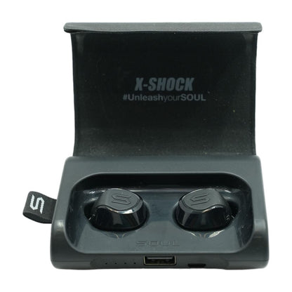 Black X-Shock Absolute Wireless Earbuds