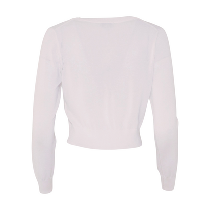 White Cardigan Sweater