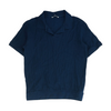 Zara Navy Solid Short Sleeve Polo – Image 1
