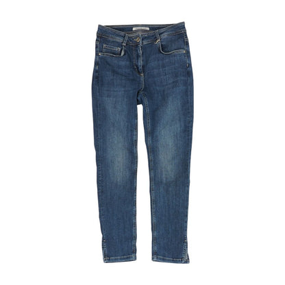 Blue Solid Jeans
