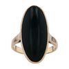 10K Yellow Gold Bloodstone Fashion Ring
