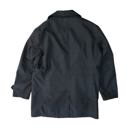 Navy Short Solid Coat