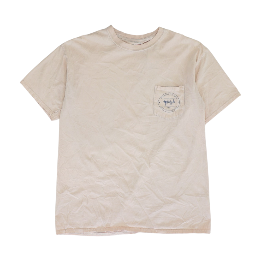 Peach Solid T-Shirt