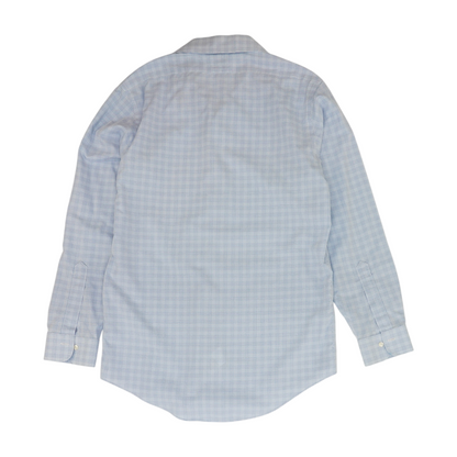 Blue Plaid Long Sleeve Button Down