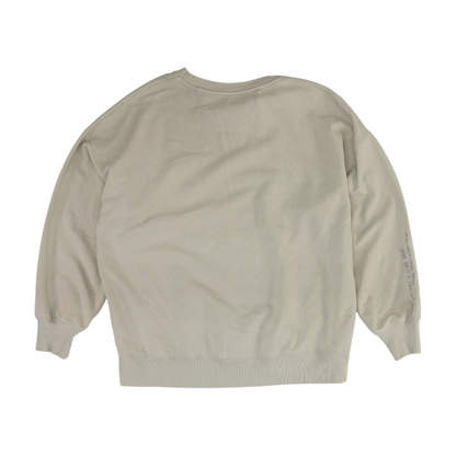 Gray Solid Sweatshirt Pullover
