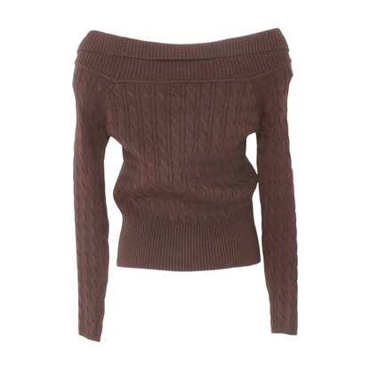 Brown Cardigan Sweater