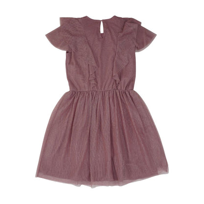 Mauve Solid Dress