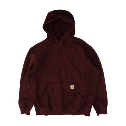 Maroon Solid Fleece Pullover