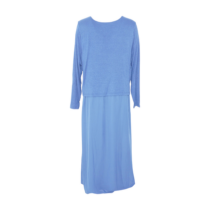 Blue Plus Maxi Dress