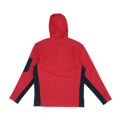 Red Color Block Jacket