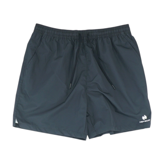 Men's Black Solid Sauna Shorts Apparel