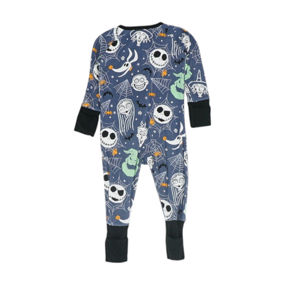 Gray Graphic One-Piece