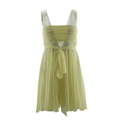 Yellow Mini Dress
