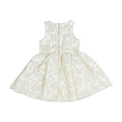 Beige Floral Dress