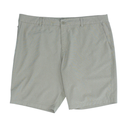 Khaki Striped Chino Shorts