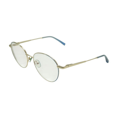 Gold Analyst Round Unknown Prescription Eyeglasses