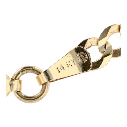 14K Yellow Gold Chain Necklace