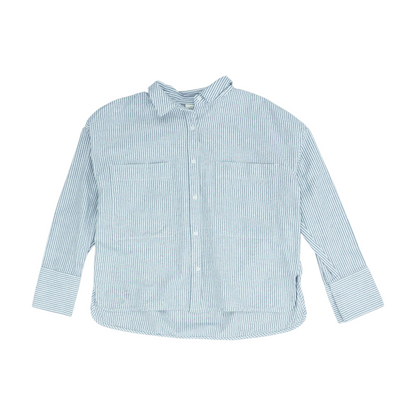 White Striped Button Down