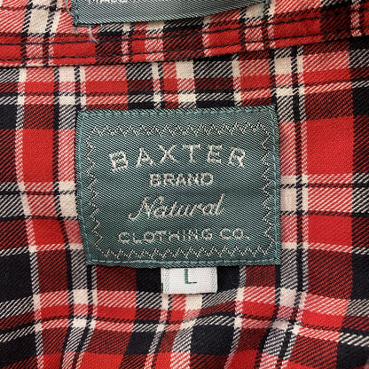 Vintage Red Plaid Flannel Button Down