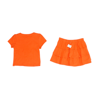 Orange Short Sleeve Set