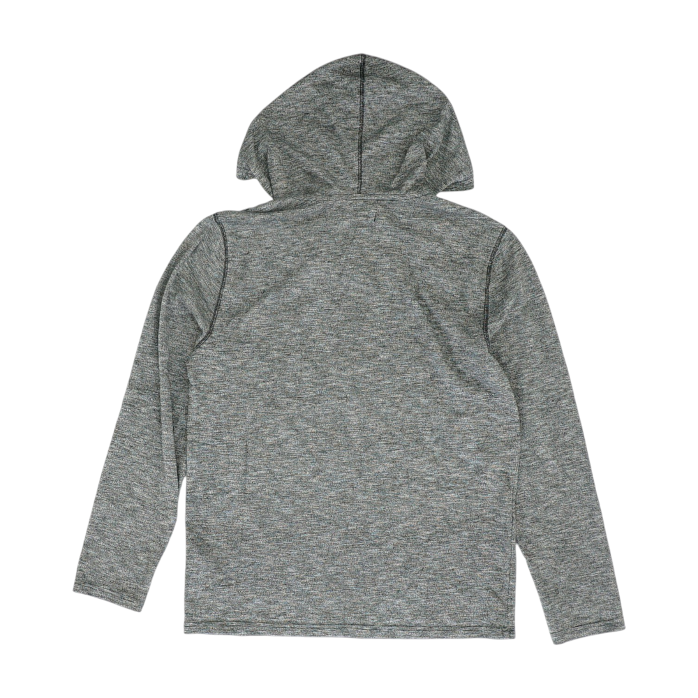 Gray Solid 1/4 Zip Sweater