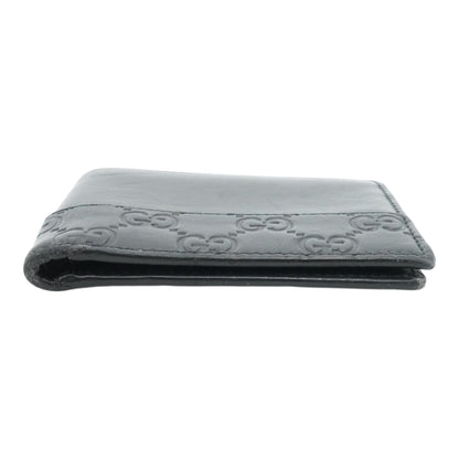 Black Guccissima Leather Bifold Wallet