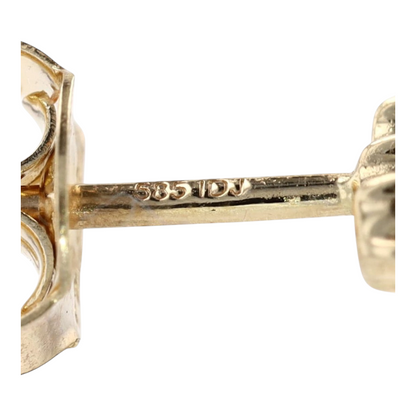 1/6 ctw 14K White Gold Diamond Stud Earrings