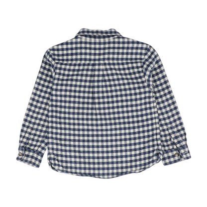 Blue Check Flannel Button Down