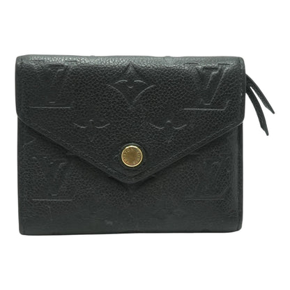 Victorine Wallet in Black Monogram Empreinte Leather