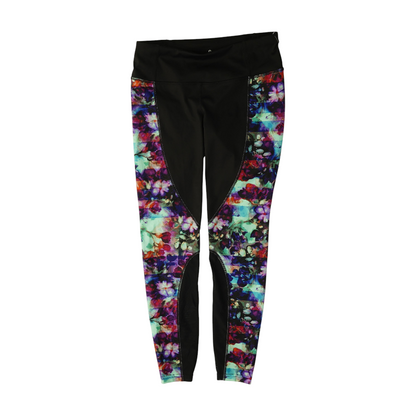 Black Color Block Active Leggings