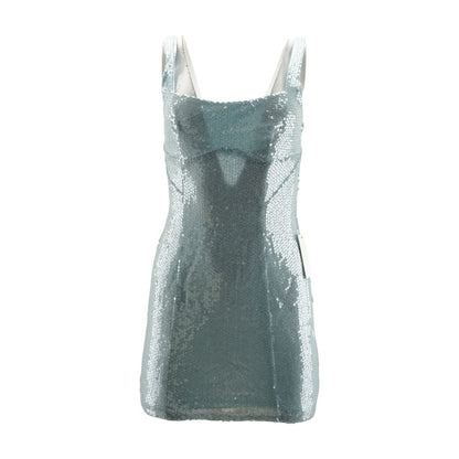 Blue Formal Mini Dress
