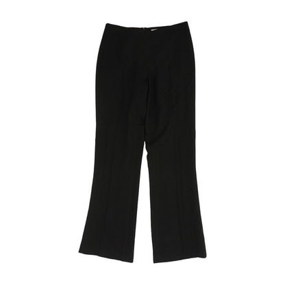 Vintage Black Solid Dress Pants