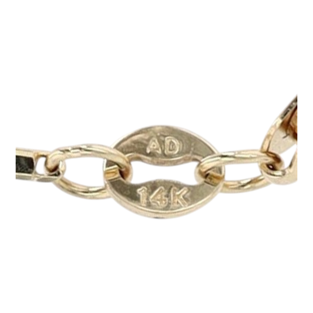 14K Yellow Gold Chain Necklace