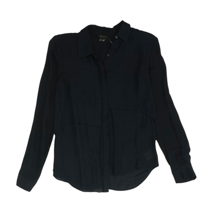 Navy Button Down