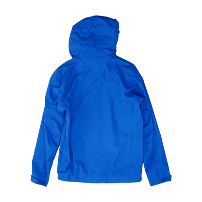 Blue Solid Rain Jacket