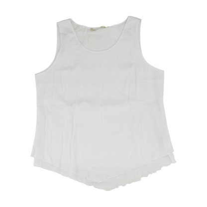 White Petite Blouse