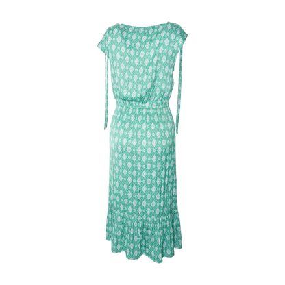 Green Floral Midi Dress