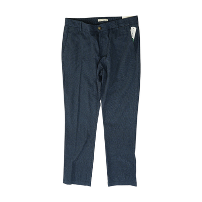Blue Abstract Straight Pants