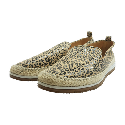 Tan Slip-On Flats
